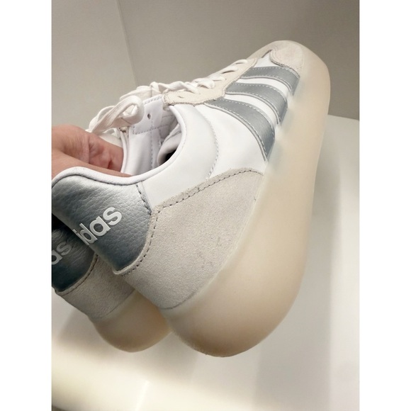 NWT Adidas Grey White Barreda Decode Tennis Sneakers, Size 9.5 - Picture 12 of 12